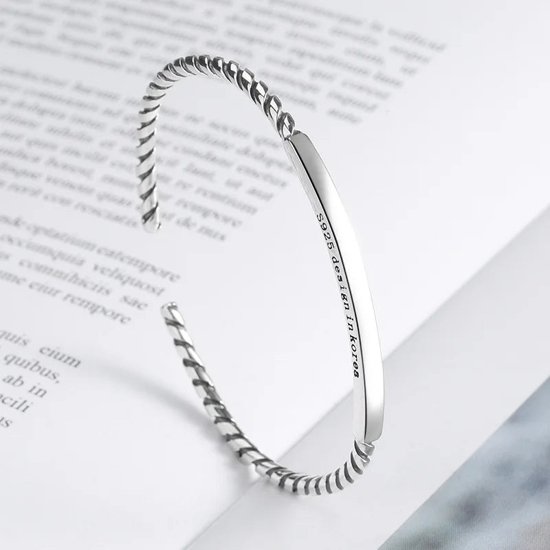 Creative Silver Plated Feather Wings Cuff Bracelet Men Women Cuff Adjustable Bracelet Punk Casual Sports Jewelry Gift