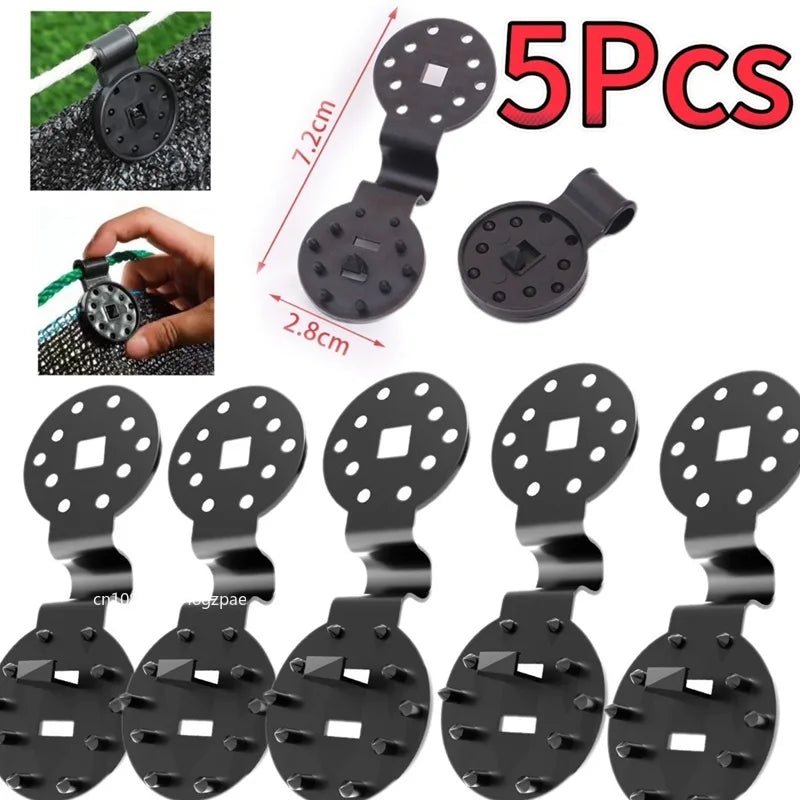Pinces Plastique pour Filet d'Ombrage & Auvent – Lot de 5 à 100 pcs | Jardin & Camping