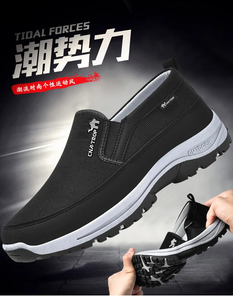 Mocassins en maille respirante pour hommes, chaussures décontractées de marque, baskets confortables antidérapantes, résistantes à l'usure, chaussures de conduite rétro pour hommes
