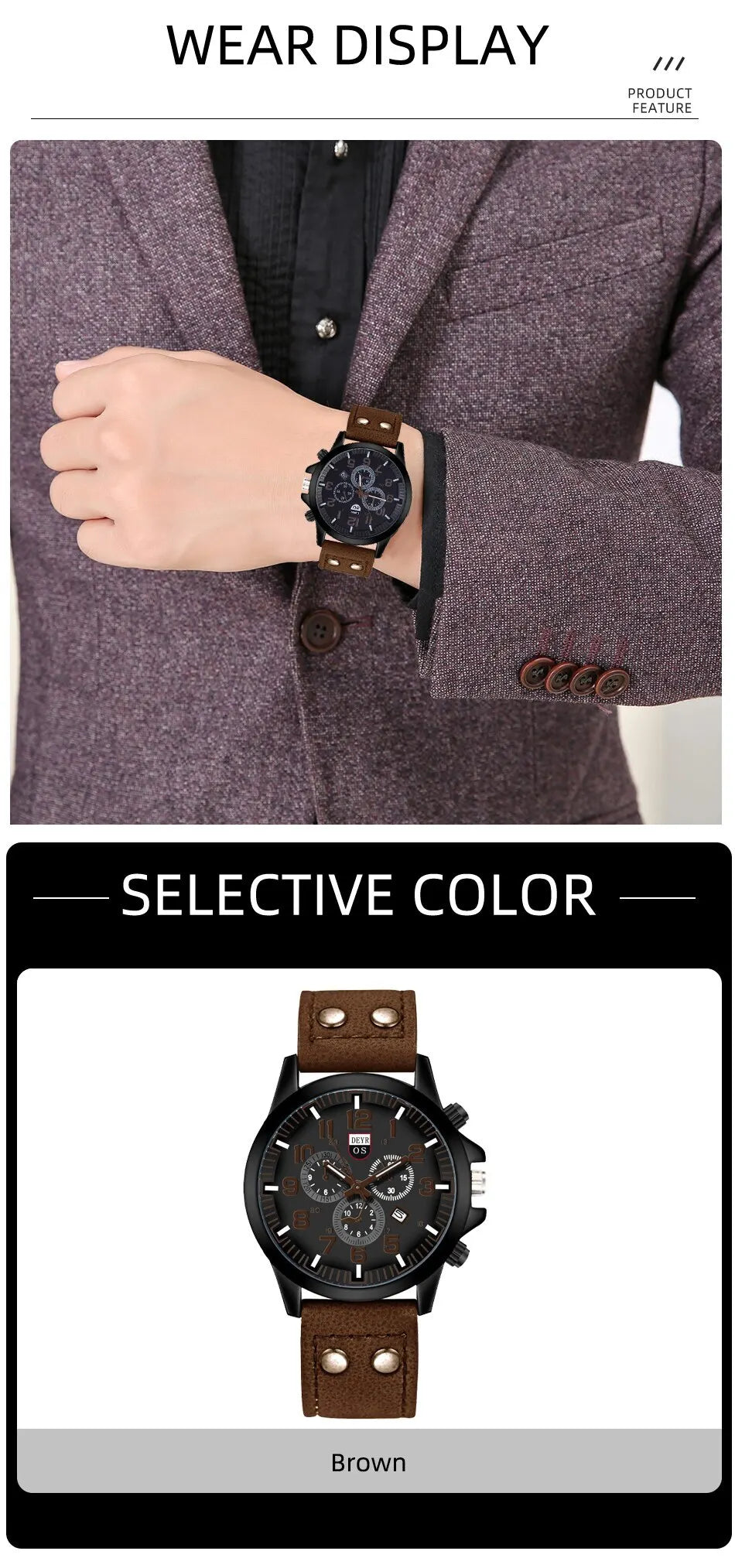 Reloj Hombre Fashion Mens Watches Luxury Men Casual Leather Quartz Watch Male Military Calendar Wristwatch Relogio Masculino