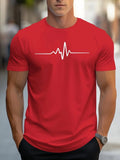 T-shirt Imprimé ECG – Homme