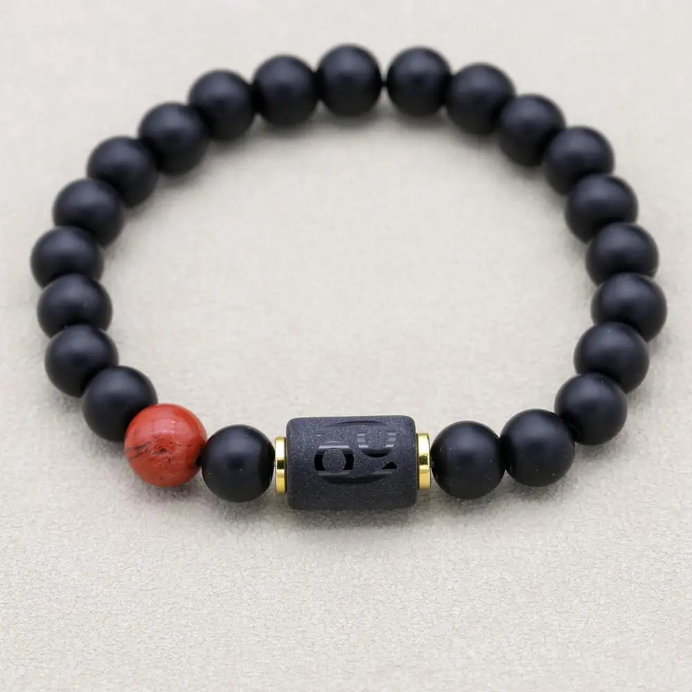 12 Constellation Bracelet Homme Zodiac Bangles Men Cancer Virgo Leo Libra Bracelet for Women Men Gift