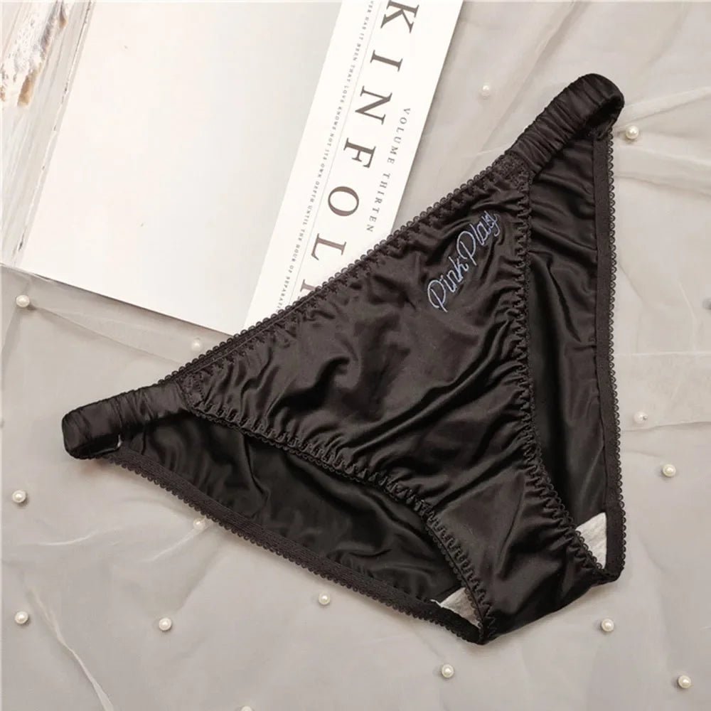 1Pc Women's Seamless Panties Ultra-thin Panties Fashion Sexy Girl low-Rise Ruffles Embroidery Smooth Fitness Panties