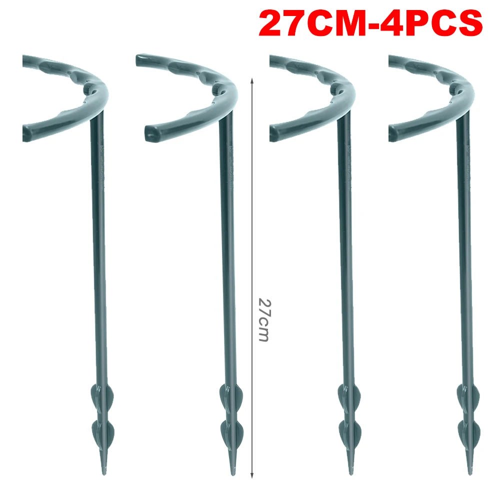 1/2/4/6/8/16Pcs Plastic Support Pile Stand Plant Support Pile for Flowers Greenhouses Arrangement Fixing Rod Holder Garden Tools