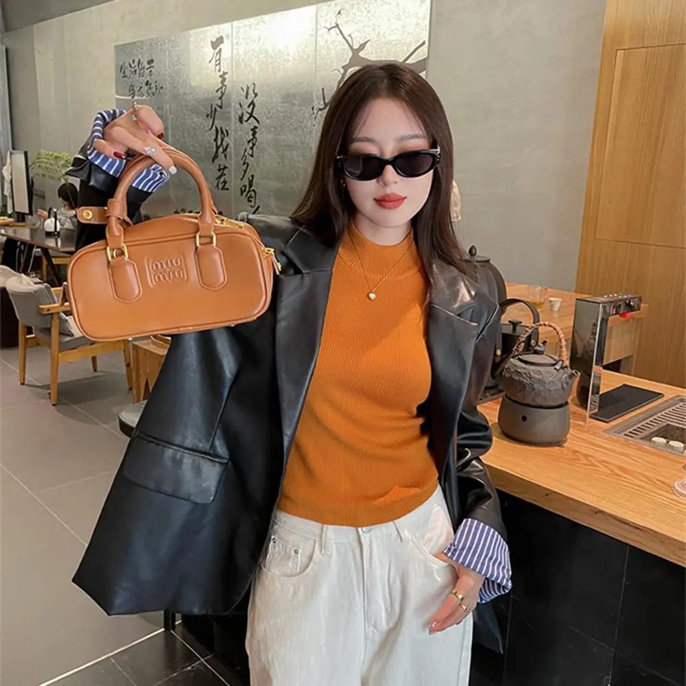 Hot Women's Vest Knitted Tank Top Solid Color Slim Sweater Half-turtleneck Spring Autumn Sleeveless T-Shirt Cropped Top Camisole