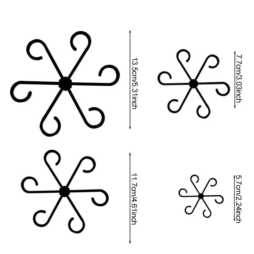 3/4Pcs Reusable Plant Stem Folding Frame Garden Tools No Stake Trellis Plant Stem Support Support Branches Stem Organizer