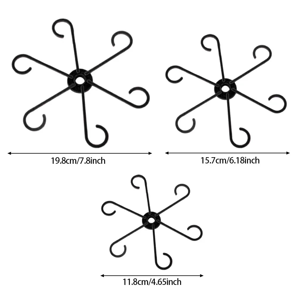 3/4Pcs Reusable Plant Stem Folding Frame Garden Tools No Stake Trellis Plant Stem Support Support Branches Stem Organizer