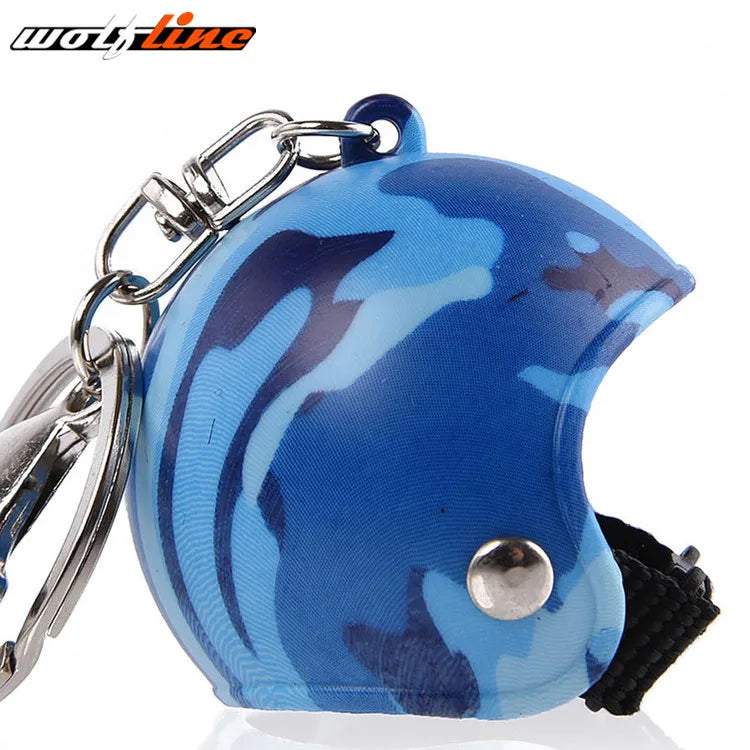 WOLFLINE Motorcycle Key Chain Helmet Keyring Motorbike Universal Accessories For Kawasaki Yamaha BMW Honda Benelli Harley Ducati