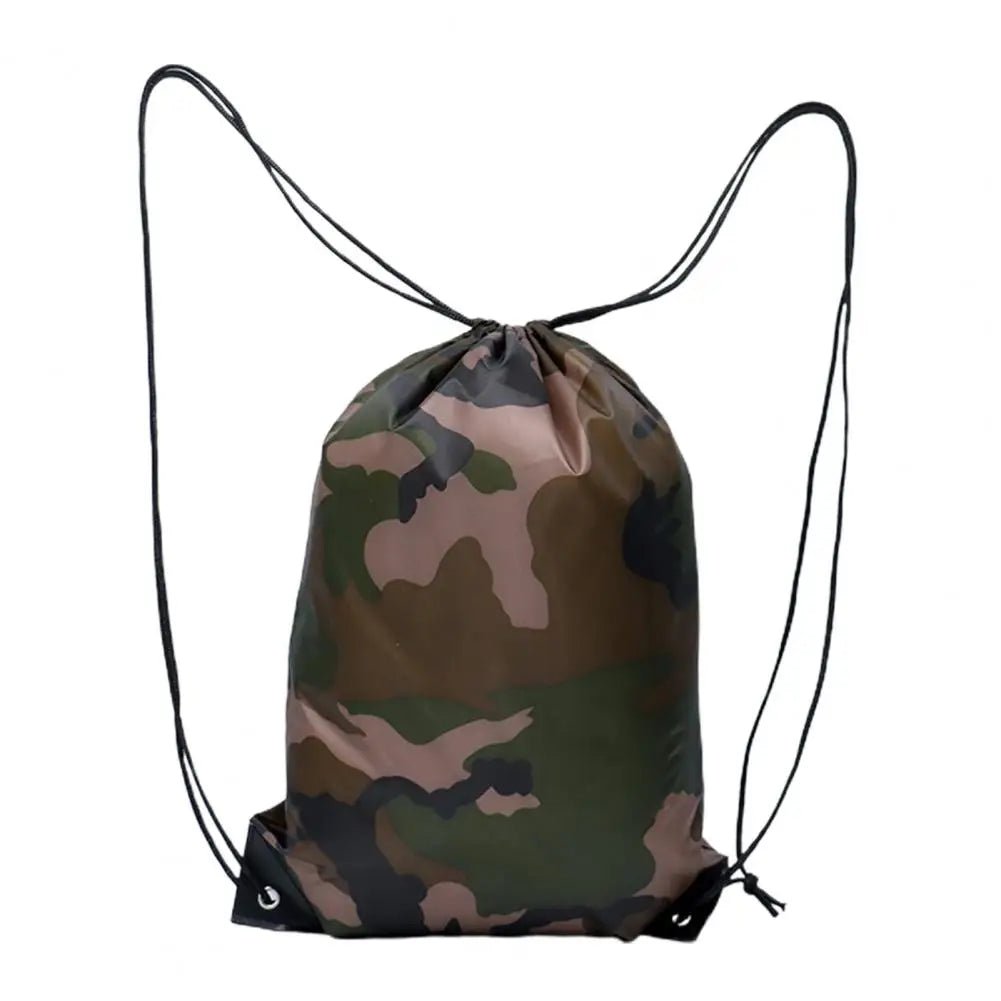 Sac à Dos Camouflage Léger à Cordon – Gym, Voyage, Camping & Randonnée | 43x34cm