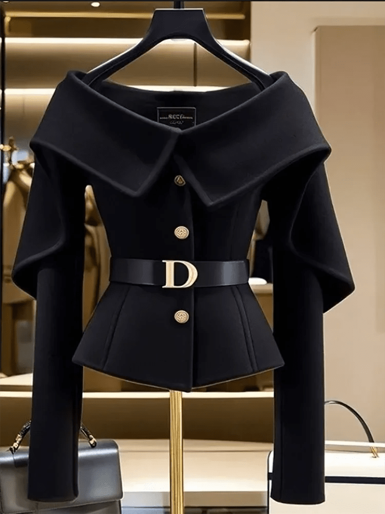 Chic Casual Short Jacket Women's Outwear 2026 Autumn Winter New High-End Slim Single-Breasted Small  Style Coat Top