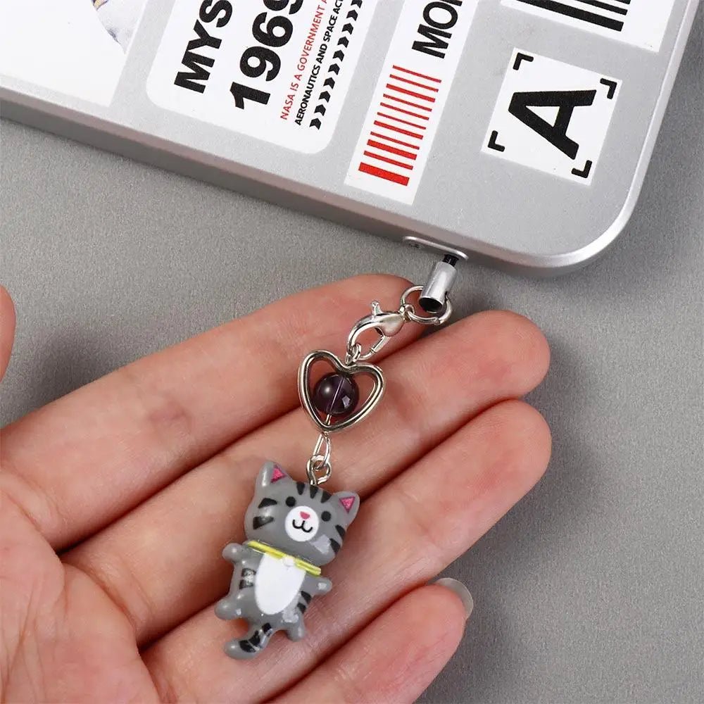 Pendentif Chat Porte-Clé Téléphone & Sac – Charm Anti-Perte Y2K Unisexe