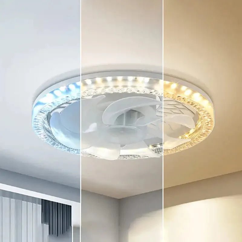 Ventilateur Plafonnier LED avec Télécommande E27 – 4 Vitesses, 360° | Cuisine & Maison