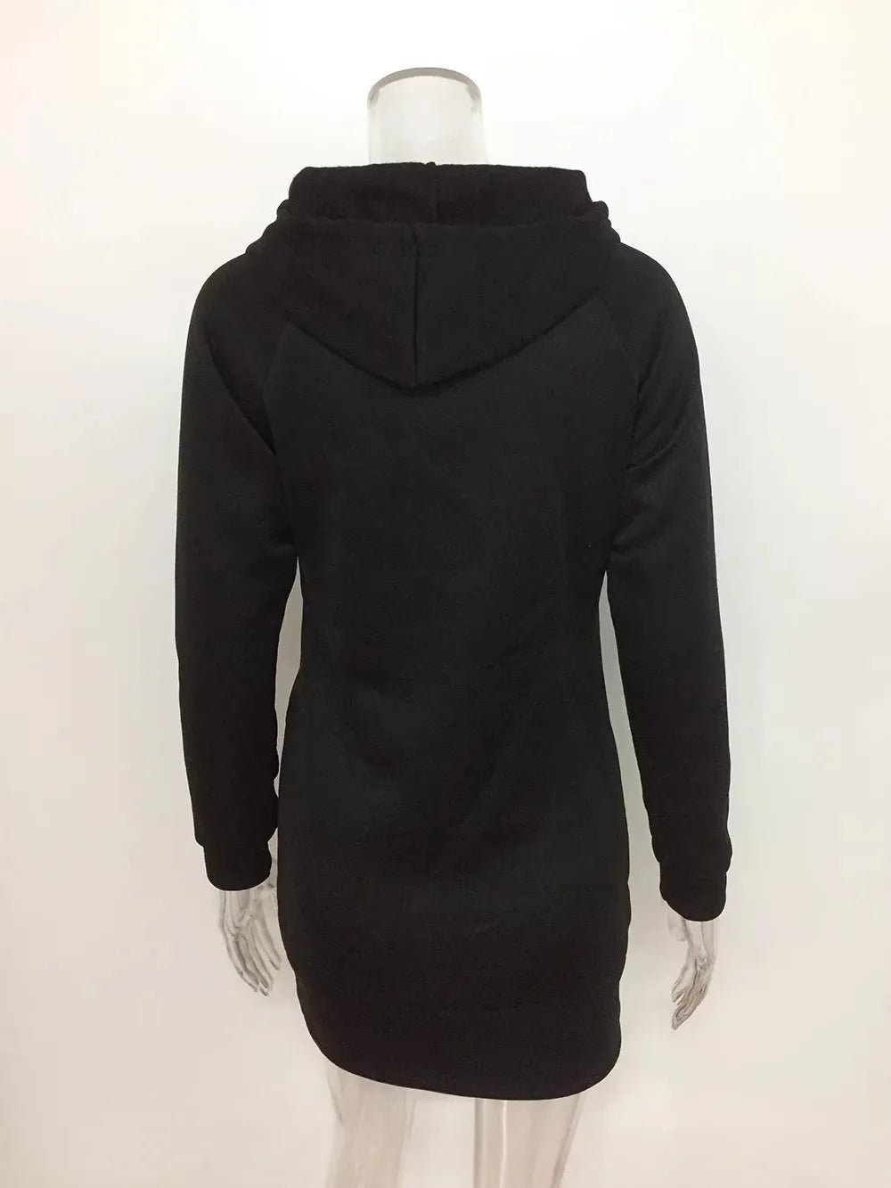 2024 woman Women's Clothing Dresses hot selling new hooded zipper pullover mid length hoodie dress in 5 colors and size 6 Dress