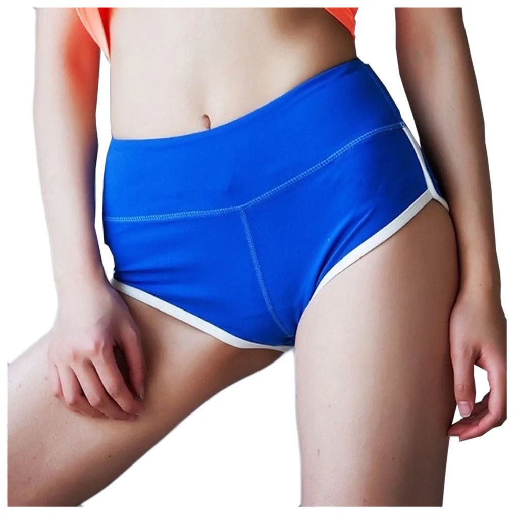 New Women's Sports Shorts: Tight Design, Solid Color, Elastic Waistband, Yoga Shorts, Quick-Drying, Summer Fashion, Thin Gym Leggings