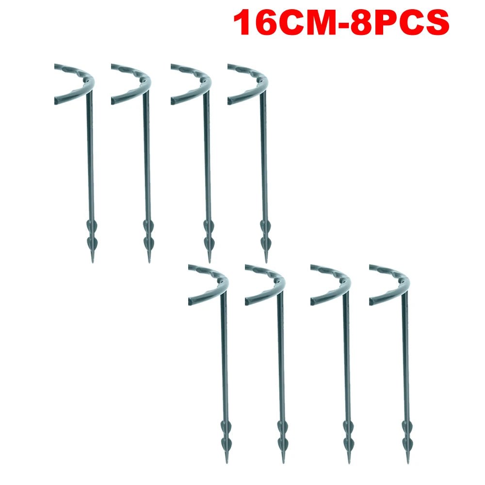 1/2/4/6/8/16Pcs Plastic Support Pile Stand Plant Support Pile for Flowers Greenhouses Arrangement Fixing Rod Holder Garden Tools