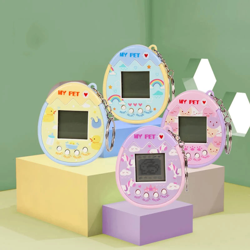 1PC Electronic Pets Virtual Nostalgic 168 Pets In One Virtual Cyber Digital Pet Toys Funny Pet Play Toys ﻿