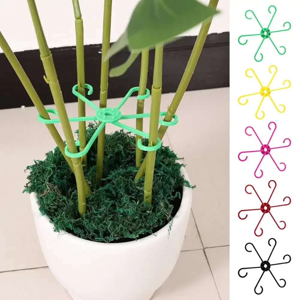 3/4Pcs Reusable Plant Stem Folding Frame Garden Tools No Stake Trellis Plant Stem Support Support Branches Stem Organizer