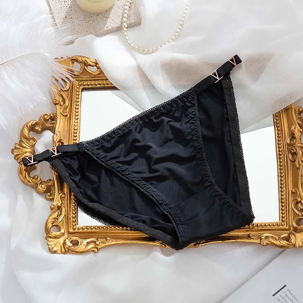 1Pc Women's Seamless Panties Ultra-thin Panties Fashion Sexy Girl low-Rise Ruffles Embroidery Smooth Fitness Panties