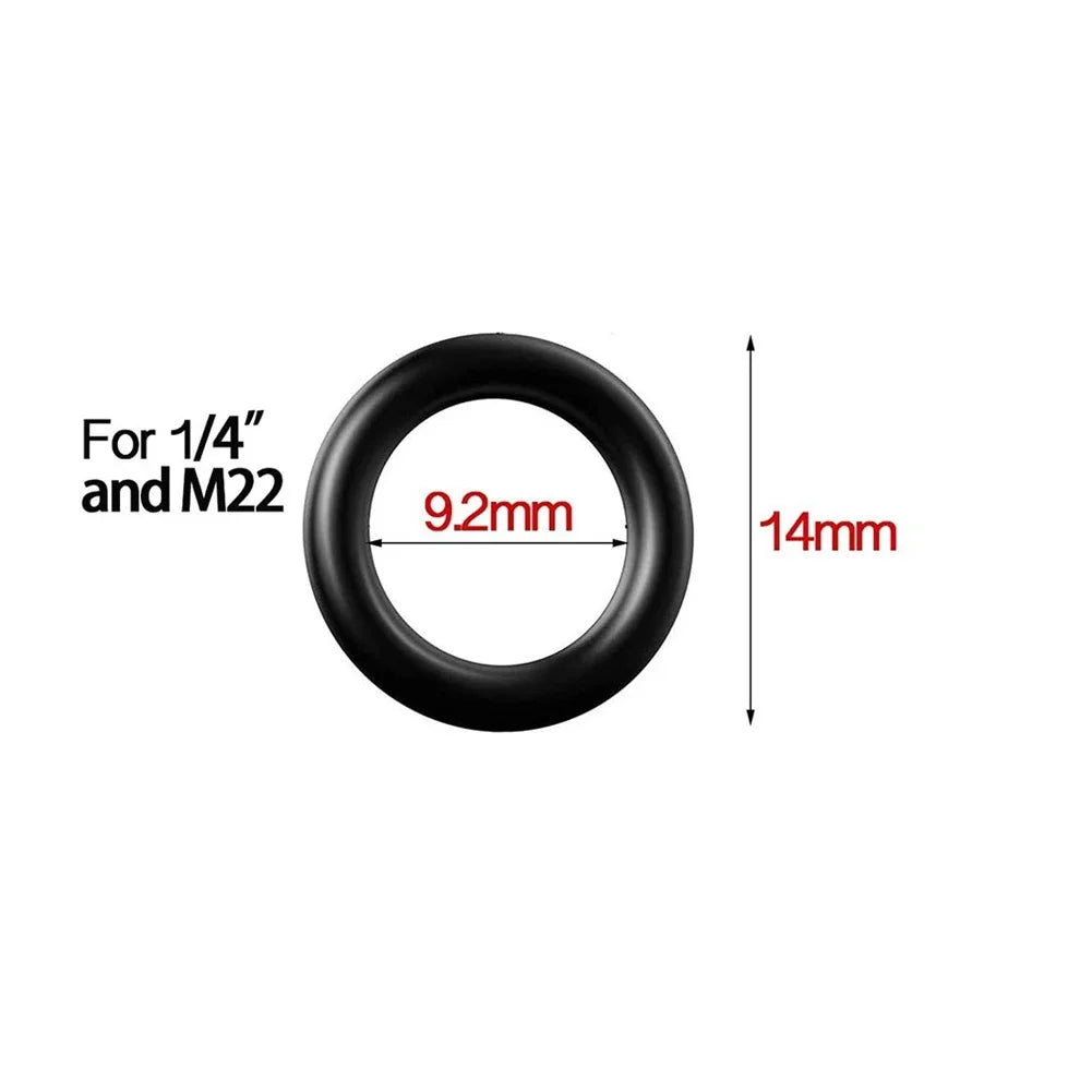 20Pcs 1/4 M22 O-Ring For Pressure Washer Hose Connector Seal Quick Disconnect Durable Rubber Accessories Garden Tools Part