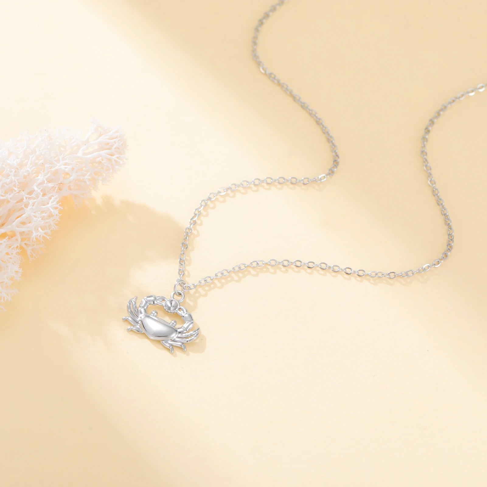 Unift Boho Ocean Style Sea Crab Necklace for Women Stainless Steel Gold Color Aesthetic Fashion Beach Summer Jewelry Gift New
