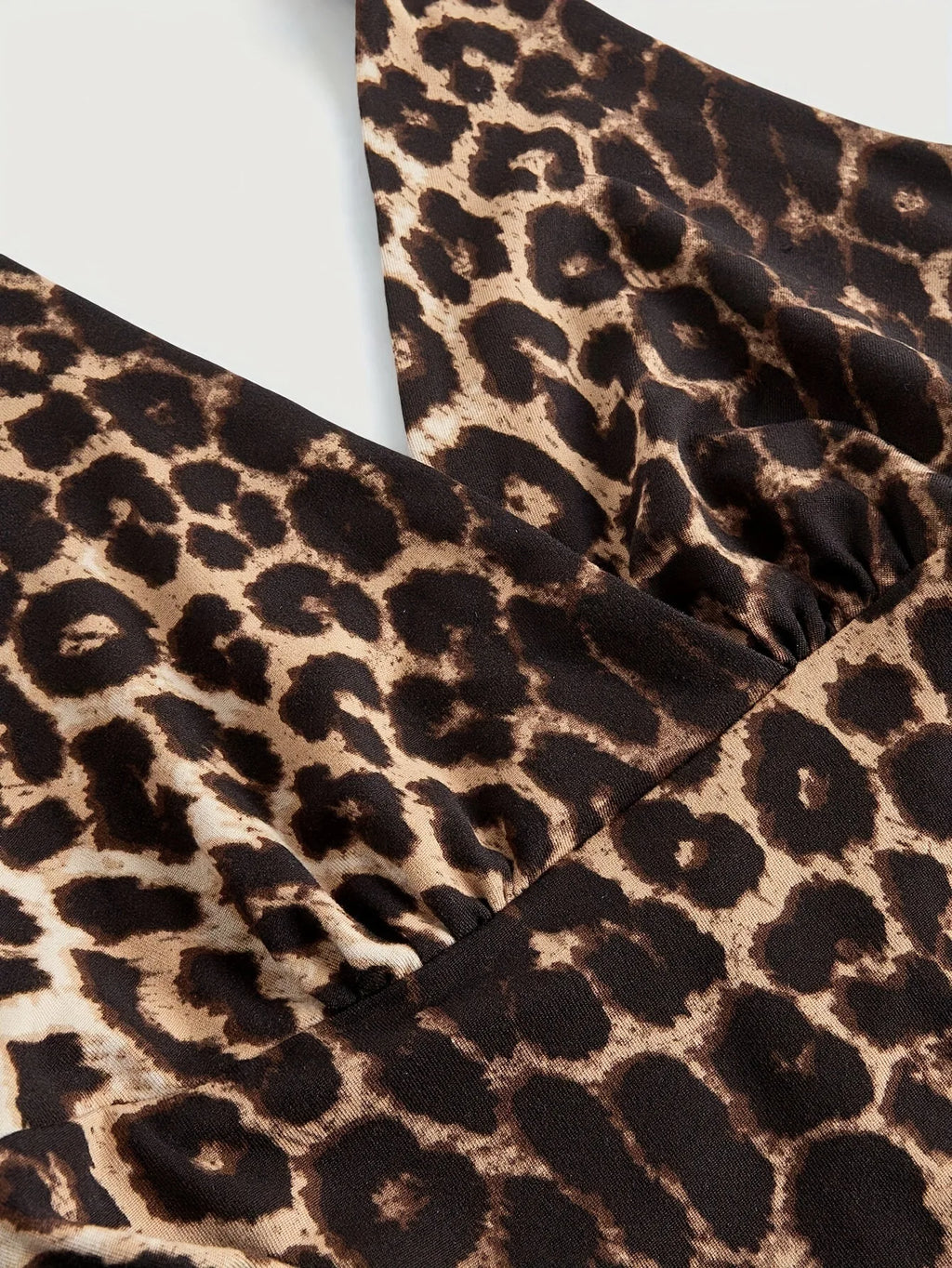 Top sans manches décontracté pour femmes, imprimé léopard rétro, dos nu, col halter, sexy, dos nu, à lacets, Ropa Para Mujer