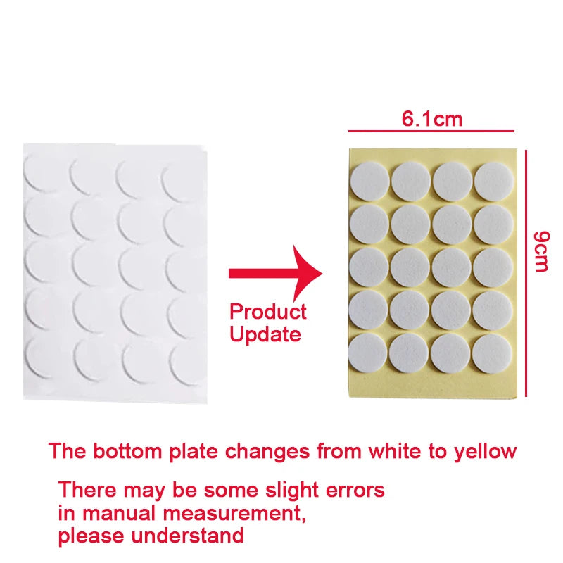 100pc Candle Wick Stickers Adhesive Heat Resistance Foam Double-sided Tape for Wax Fixed Base Holder Stand Candle Making Supplie