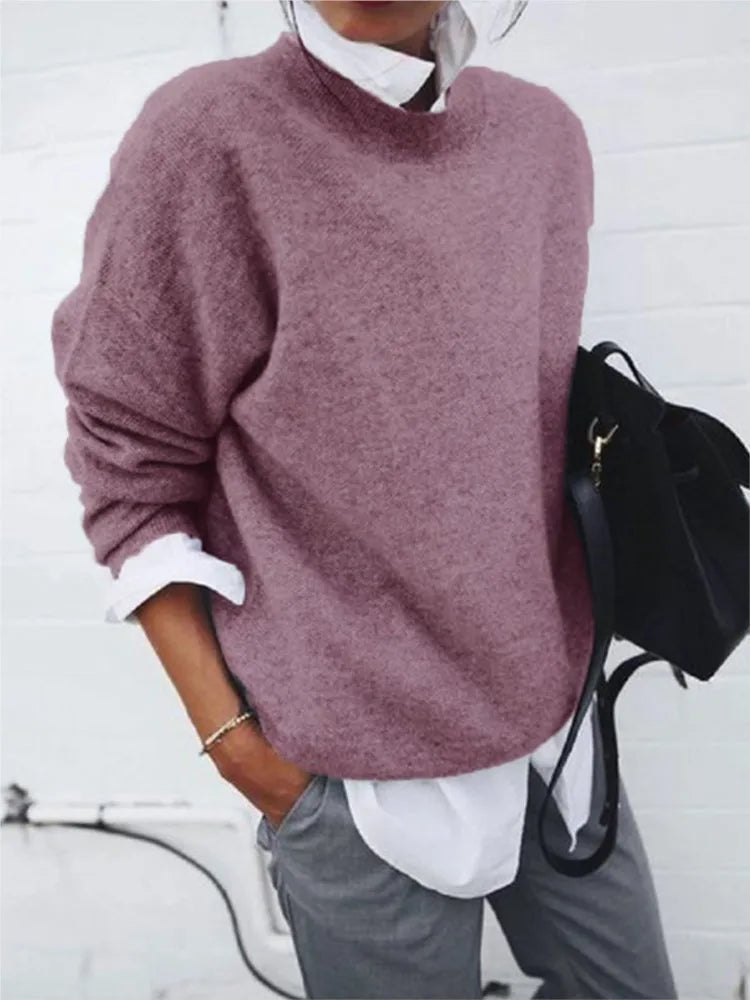 2024 Spring Thin Y2K Women Loose Shirts &Blouses O Neck Long Sleeve Tops Fashion Sweater Korean Streetwear Lady Casual Pullovers