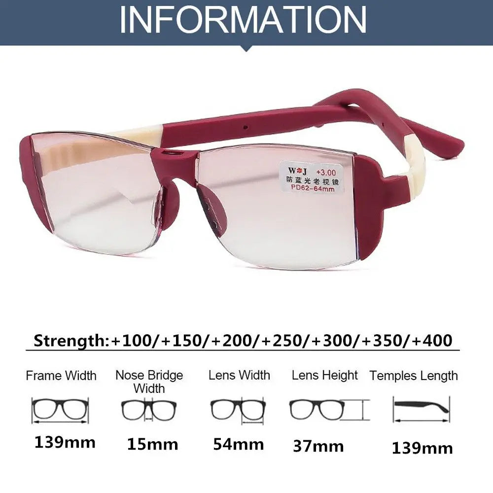 Prescription glasses for Women Anti-Blue Light Reading Glasses Urltra-Light Eye Protection Men Elegant Comfortable Eyeglasses