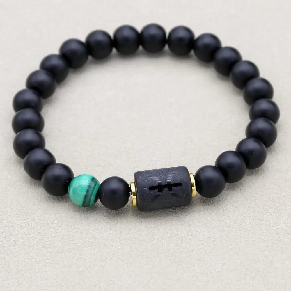 12 Constellation Bracelet Homme Zodiac Bangles Men Cancer Virgo Leo Libra Bracelet for Women Men Gift