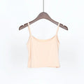 Summer New Solid Color Small Camisole for Girls and Students, with A Slimming Look and A Versatile Thread Vest. Short Base Shirt