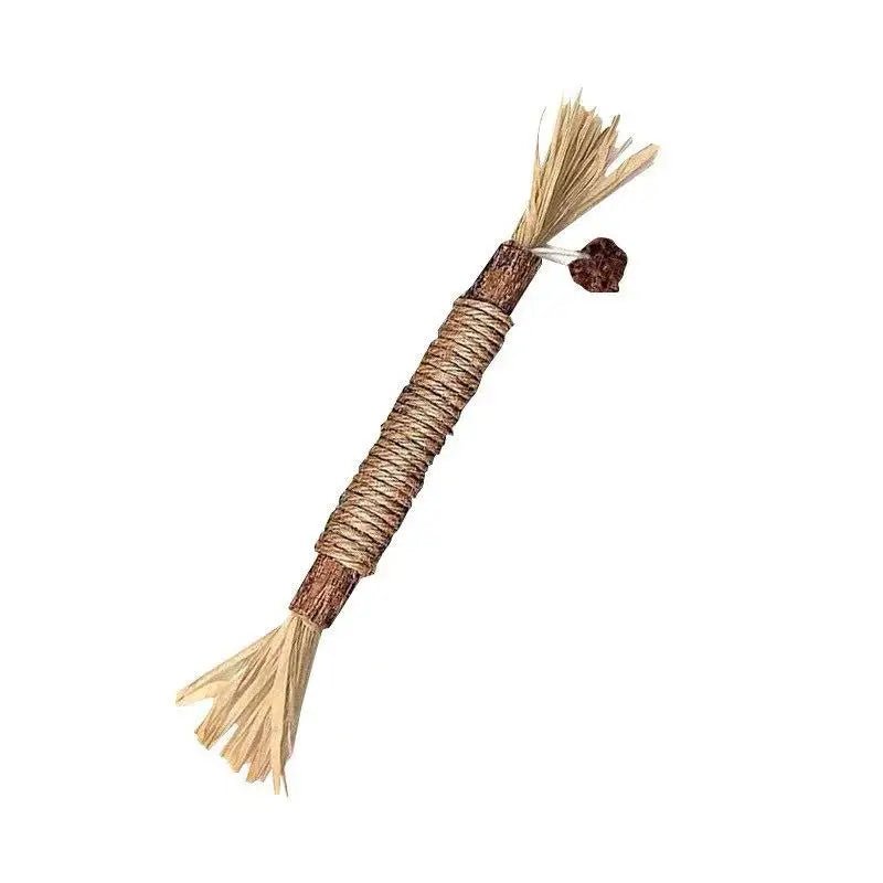 Bâtons Dentaires en Bois Naturel pour Chat – Nettoyage Dents & Jouet À Mâcher | Lot 1 ou 2 pcs