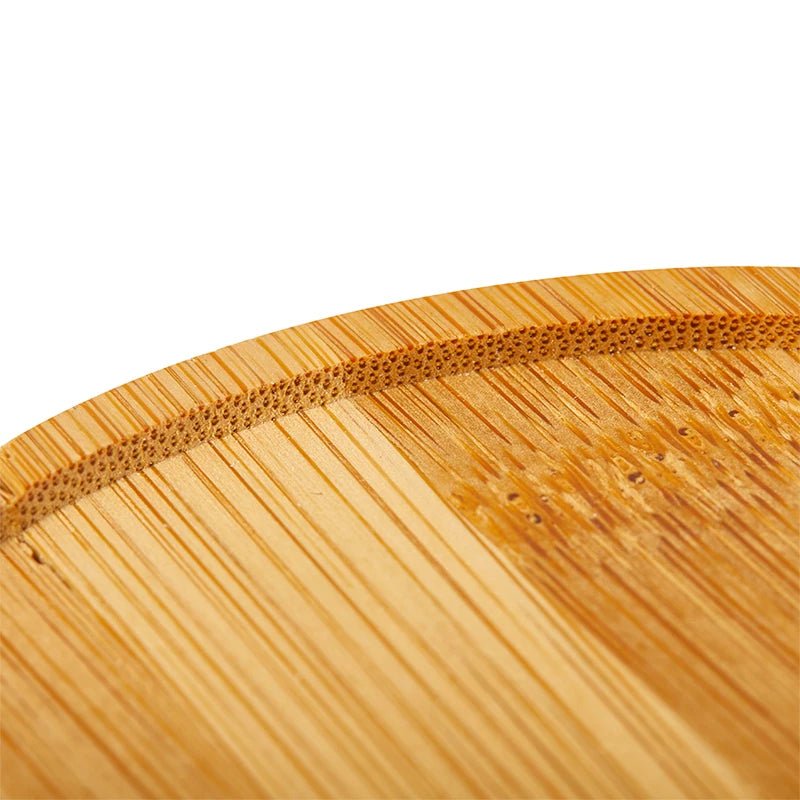 1Pc 6-12cm Bamboo Tray Bonsai Holder Round Plant Stand for Succulent Pot Wood Flower Pot Holder Garden Tools