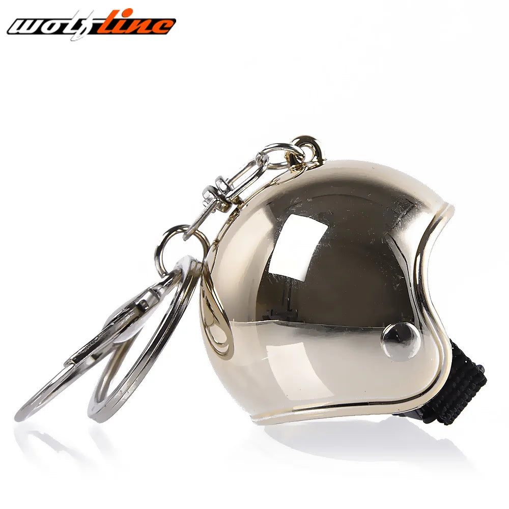 WOLFLINE Motorcycle Key Chain Helmet Keyring Motorbike Universal Accessories For Kawasaki Yamaha BMW Honda Benelli Harley Ducati