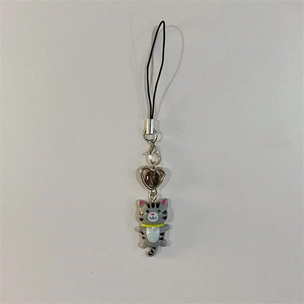 Pendentif Chat Porte-Clé Téléphone & Sac – Charm Anti-Perte Y2K Unisexe