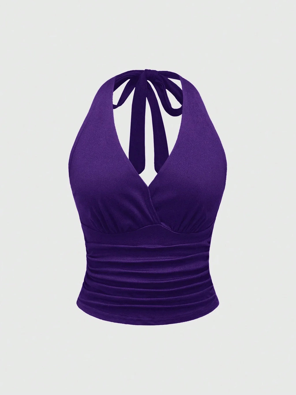 Top sans manches décontracté pour femmes, imprimé léopard rétro, dos nu, col halter, sexy, dos nu, à lacets, Ropa Para Mujer