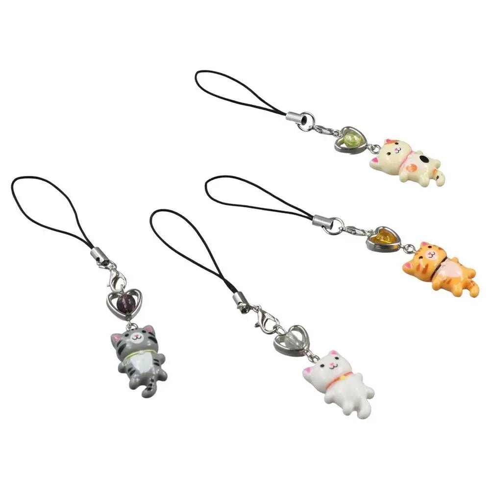 Pendentif Chat Porte-Clé Téléphone & Sac – Charm Anti-Perte Y2K Unisexe