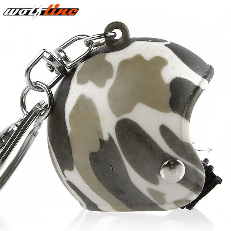 WOLFLINE Motorcycle Key Chain Helmet Keyring Motorbike Universal Accessories For Kawasaki Yamaha BMW Honda Benelli Harley Ducati