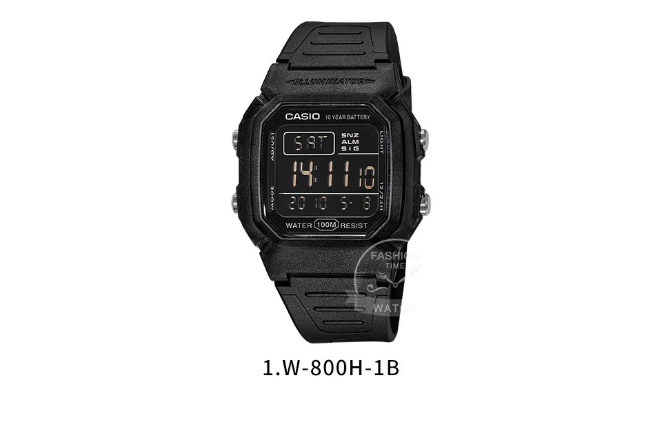 Casio G-Shock Watch Men Top Luxury Set Military 10-Year Battery Life Digital Sport Quartz Men Watch Relogio W-800H