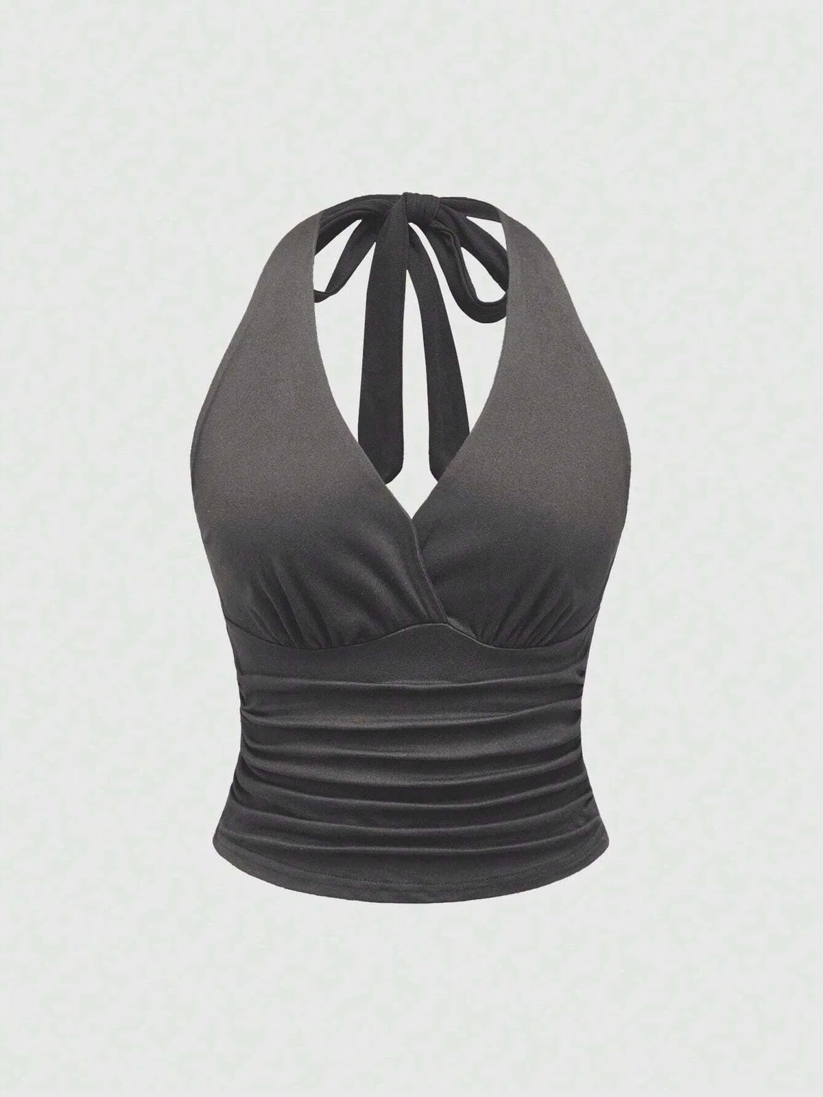 Top sans manches décontracté pour femmes, imprimé léopard rétro, dos nu, col halter, sexy, dos nu, à lacets, Ropa Para Mujer