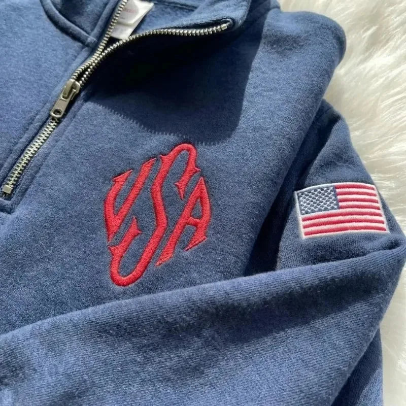 Veste Unisexe Vintage USA – Streetwear Y2K