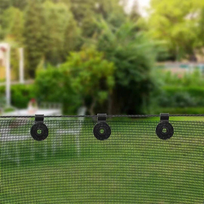 Pinces Plastique pour Filet d'Ombrage & Auvent – Lot de 5 à 100 pcs | Jardin & Camping
