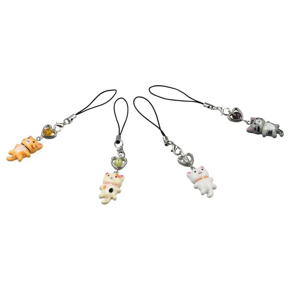 Pendentif Chat Porte-Clé Téléphone & Sac – Charm Anti-Perte Y2K Unisexe