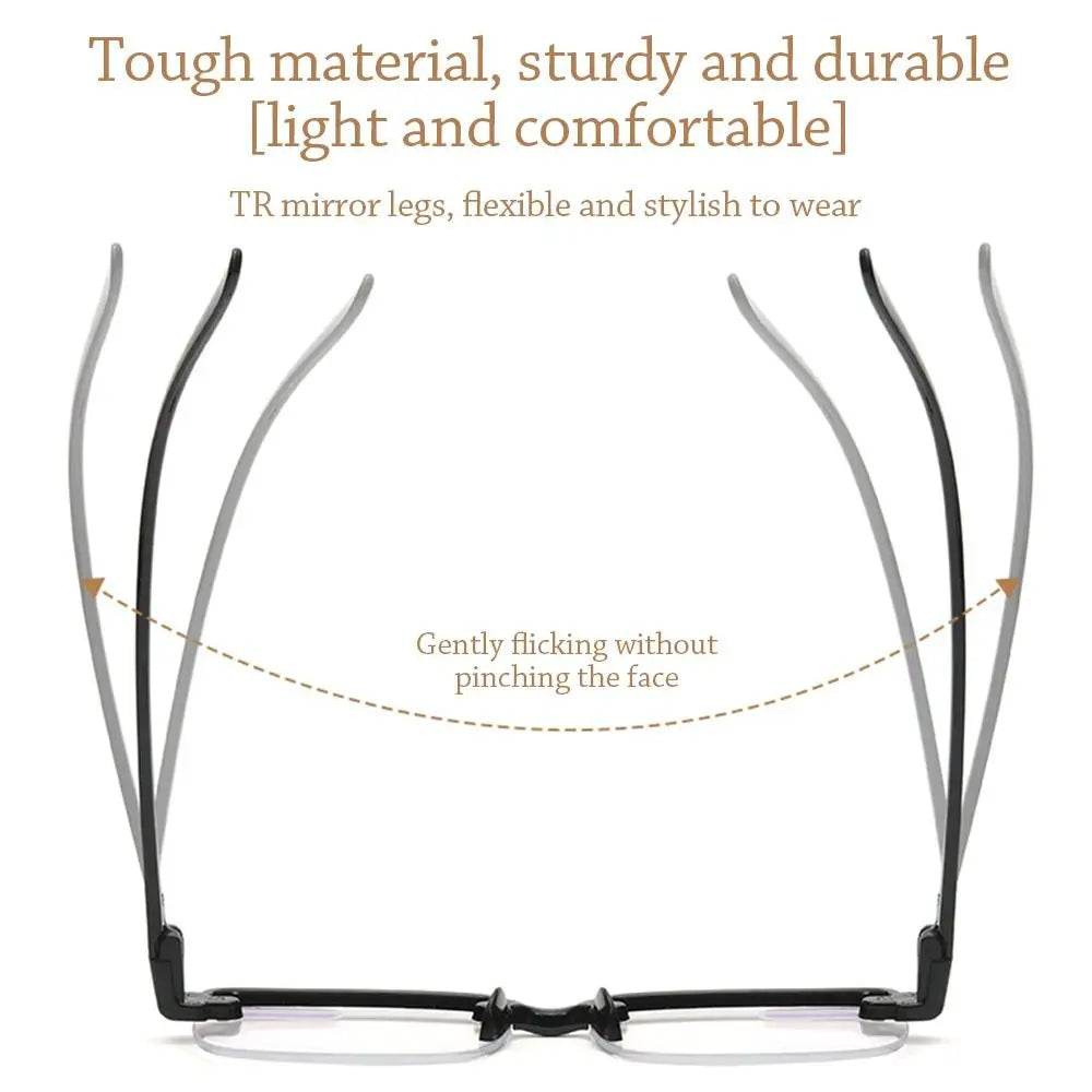 Reading Glasses Men HD Presbyopia Glasses Fashion Eyeglasses +1.0 To +4.0 Retro Glasses for Men