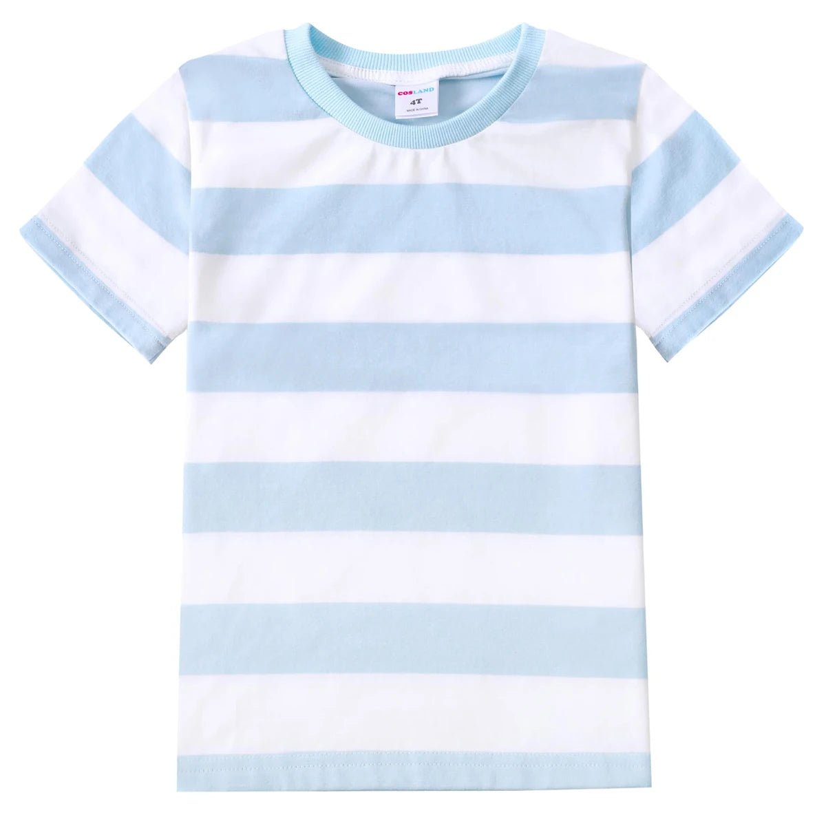 Kids Striped Tshirt Toddler T-shirt Boys Girls Cotton Short Sleeve Tops Children Summer Casual Tee Halloween Carnival Daily Wear