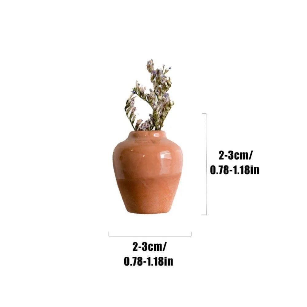 Simulation Mini Vase Fridge Magnets Durable Home Decor Ceramic Vase Refrigerator Sticker Creative Whiteboard Decoration