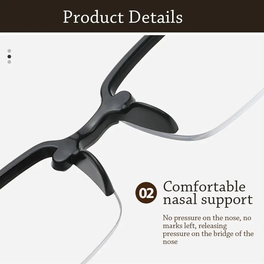Reading Glasses Men HD Presbyopia Glasses Fashion Eyeglasses +1.0 To +4.0 Retro Glasses for Men