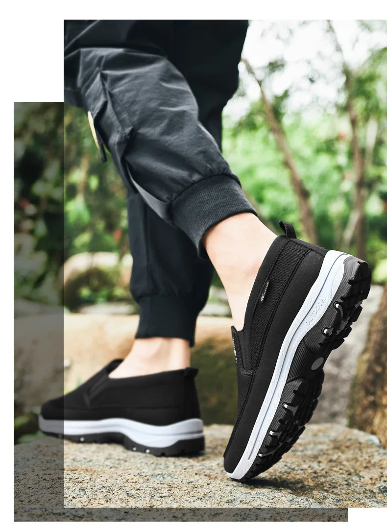 Mocassins en maille respirante pour hommes, chaussures décontractées de marque, baskets confortables antidérapantes, résistantes à l'usure, chaussures de conduite rétro pour hommes