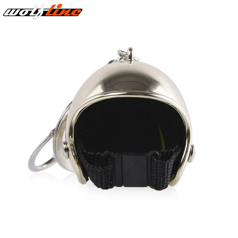 WOLFLINE Motorcycle Key Chain Helmet Keyring Motorbike Universal Accessories For Kawasaki Yamaha BMW Honda Benelli Harley Ducati