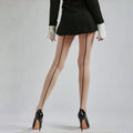 1 Piece Sexy Women'S Oil Shapeing Shapewear Back Vertical Line Shrimp Line Pantyhose