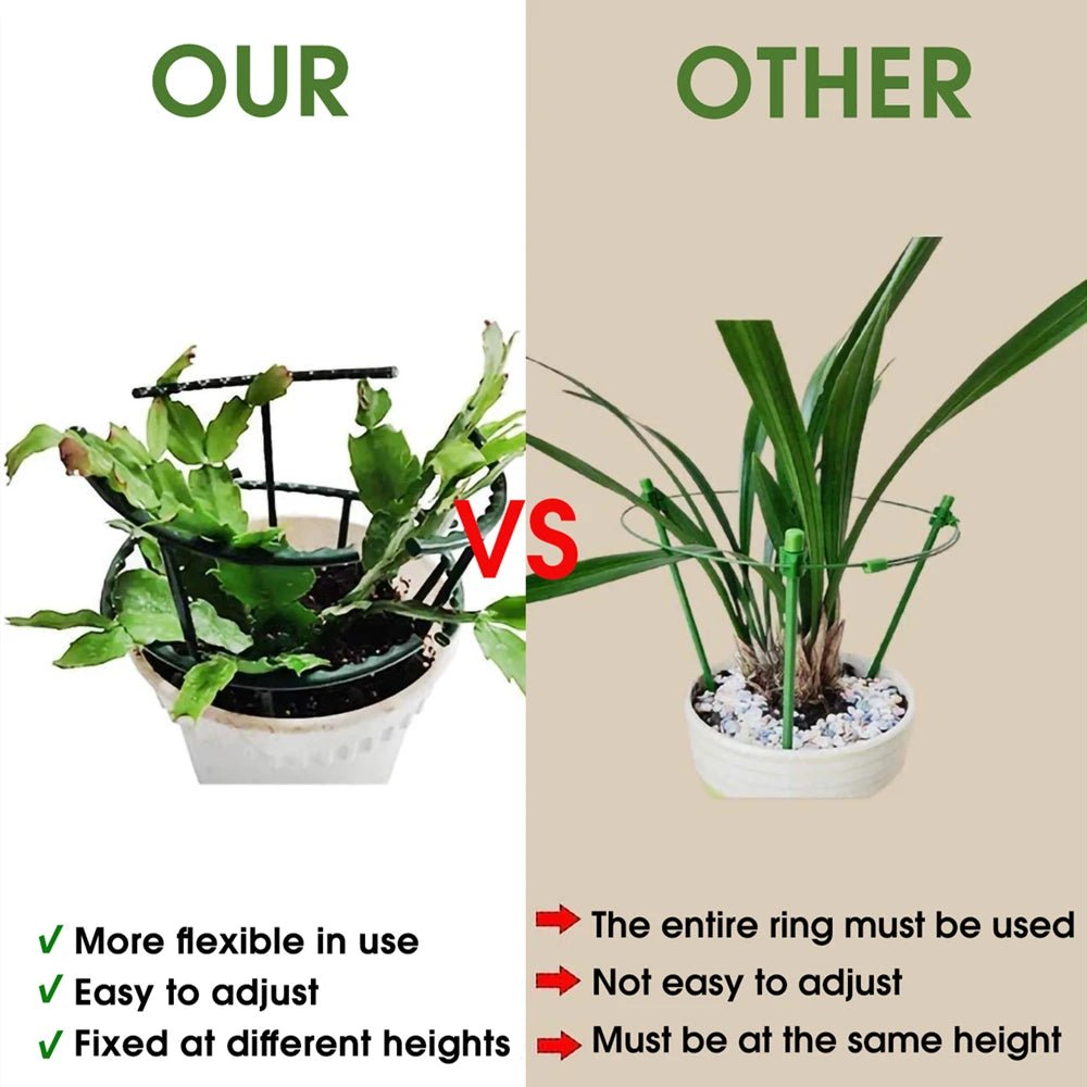 1/2/4/6/8/16Pcs Plastic Support Stake Plant Support Stake for Flowers Greenhouses Arrangement Fixing Rod Holder Garden Tools